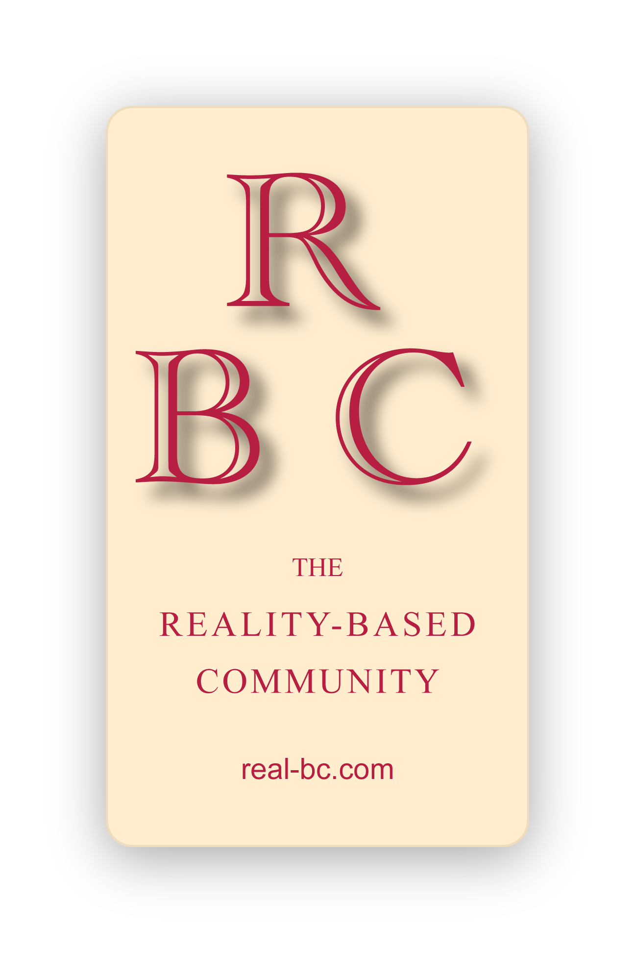 Reality-Based Community Card